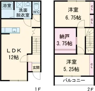 カーサ・ジュノAの間取り