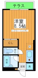 メープルハウスM明大前B棟【1階】の間取り