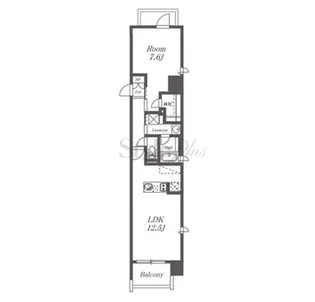 PEAKS IZUMI【4階】の間取り
