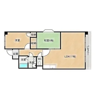 ロイヤル三賀【2階】の間取り