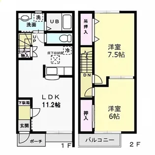 Peaceful flatsの間取り