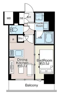 ベルファース本所吾妻橋【4階】の間取り