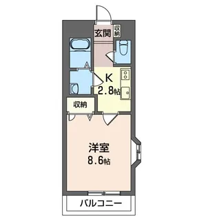 グラン・グレース【1階】の間取り