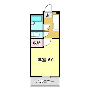 ハイツのぞみ【3階】の間取り