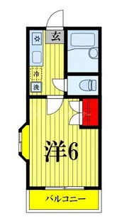 コーポユーカリ【2階】の間取り
