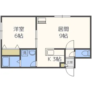 ステージノア豊平【3階】の間取り
