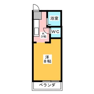 ドミールさつき【2階】の間取り