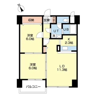 宮の森シャルムいずみ【5階】の間取り