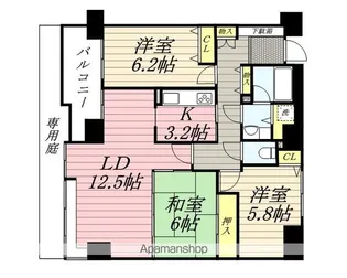 ライオンズマンション裏参道第2【1階】の間取り