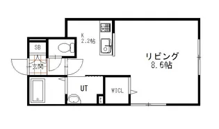 レディントン【1階】の間取り