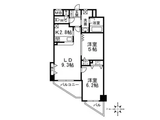 ライオンズマンション護国寺富士見坂【3階】の間取り