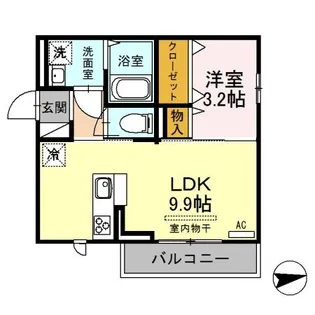 セレッソ城北【3階】の間取り