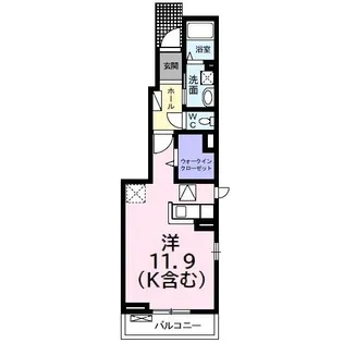 アザレア【1階】の間取り