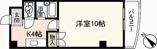 リスティア中筋【1階】の間取り
