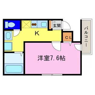モンタネール【1階】の間取り