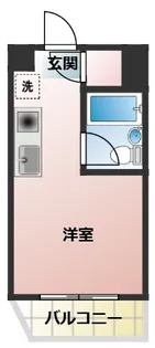 ベルハウス栗原【1階】の間取り