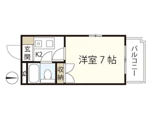 パレグレース仁保【2階】の間取り