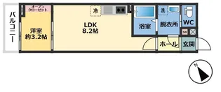 メゾン・ドゥ・アッシュ柏の葉【2階】の間取り