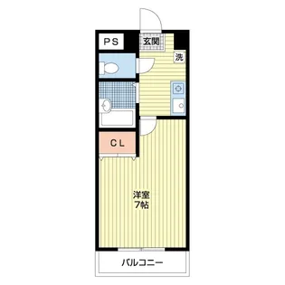 ウォーターフロント礎町【7階】の間取り
