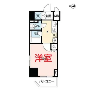 マイナビSTAYウイング大鳥居(ルーブル大鳥居参番館)【6階】の間取り