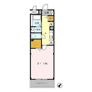 ラフィネおおたかの森【2階】の間取り