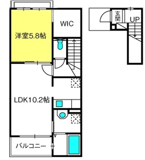 サンラティエIII【2階】の間取り
