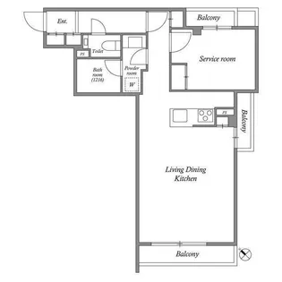 ACP Residence 新江古田【1階】の間取り