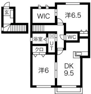 メゾン中村【2階】の間取り