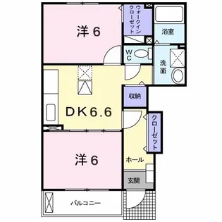 Green View 清風台【1階】の間取り