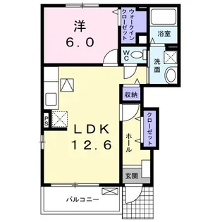 セレナ柴宮【1階】の間取り