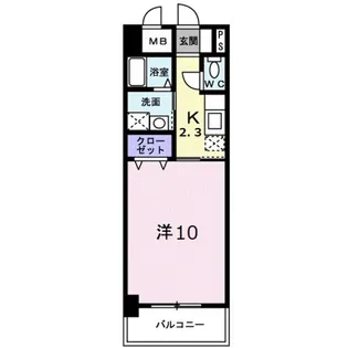 ソレイユS1【4階】の間取り