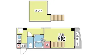 エクセレント六甲【4階】の間取り