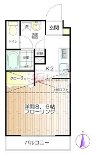 ベネチアーノ【3階】の間取り