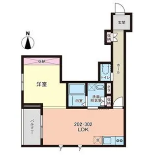 リベルテ2【2階】の間取り