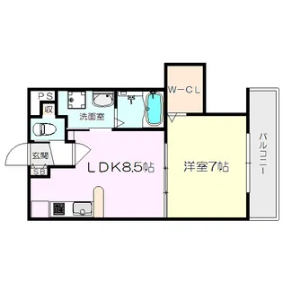 LivreColline【3階】の間取り