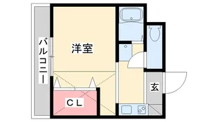 ジュネス新在家【2階】の間取り