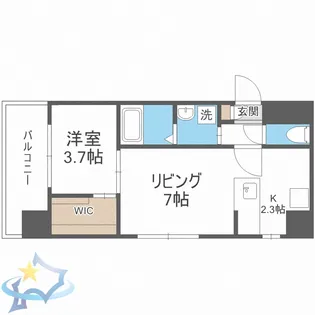 MODENA CENTRO【10階】の間取り