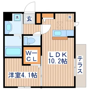 コンフォルト【2階】の間取り