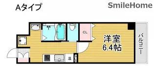 みおつくし粉浜【1階】の間取り