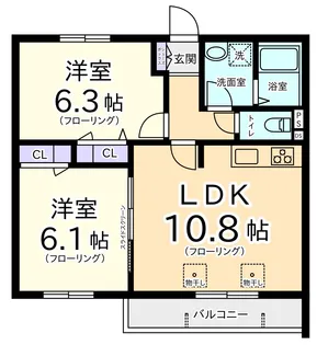 Maison Laurier【1階】の間取り