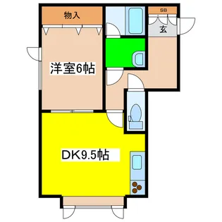 カルム【2階】の間取り