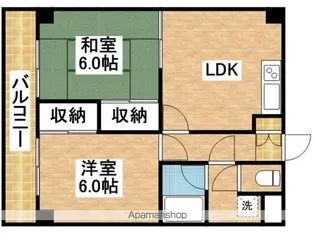 アゼリア 府中【5階】の間取り