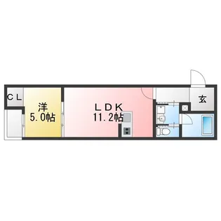 ラ・メゾン船町【3階】の間取り