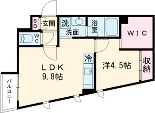 GranDuo世田谷16【3階】の間取り