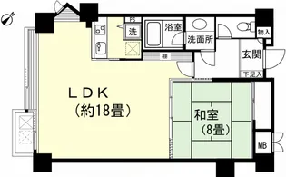リセス山中湖【2階】の間取り