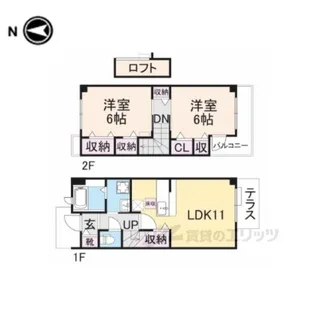 エトワール1【1階】の間取り
