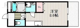 Hale Kadoma【1階】の間取り