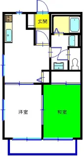 フラッツ・T【2階】の間取り