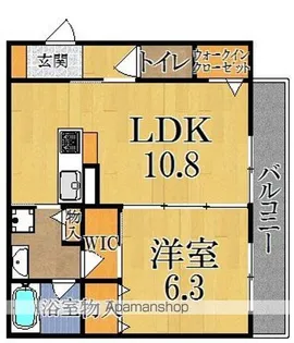 グランメゾン西大寺【3階】の間取り