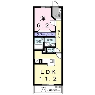 ソレイユカヤノV【3階】の間取り